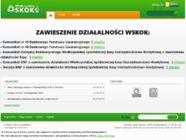 ZUS wstrzymuje wypłatę świadczeń do SKOK Wielkopolska