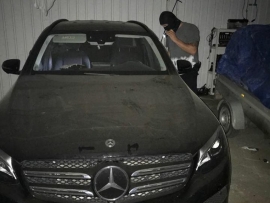 Luksusowy Mercedes skradziony w Niemczech odzyskany przez policjantów