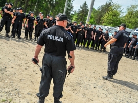 Blisko 200 policjantów ćwiczyło przed Pol&#039;and&#039;Rock Festival w Kostrzynie nad Odrą