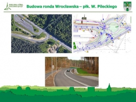 Budowa ronda na skrzyżowaniu ulic Wrocławska i Pileckiego