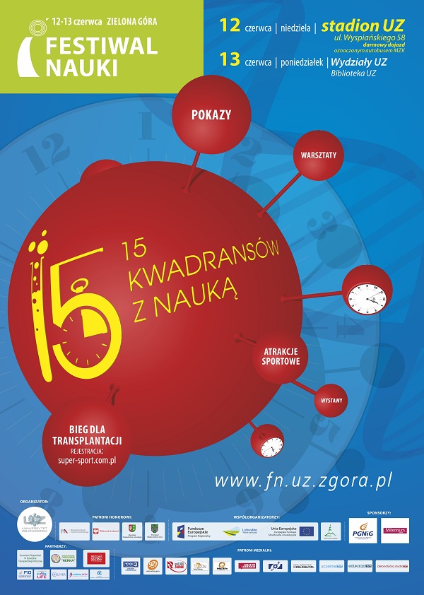Festiwal Nauki 15 kwadransow z nauka