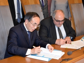 Umowa o współpracy pomiędzy Uniwersytetem Zielonogórskim a Neijang Normal University (Chiny)