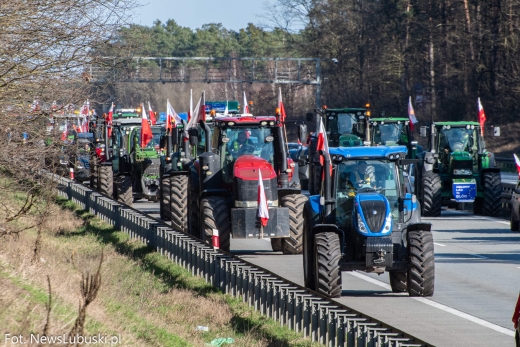 Gigantyczny protest rolników na granicy z Niemcami. Blokada A2 i przejścia w Gubinku
