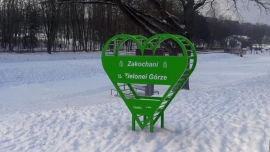 Walentynkowe serce w Zielonej Górze