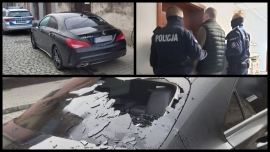 Kargowa: Wybił szybę w luksusowym Mercedesie. 36-latek szybko wpadł w ręce policji!