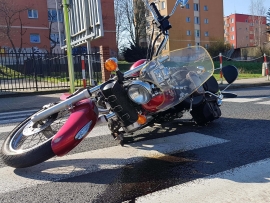 Wypadek motocyklisty w Zielonej Górze. Sprawca uciekł z miejsca zdarzenia