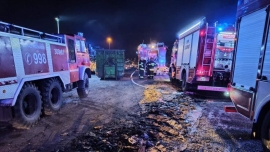 Kolejny pożar na składowisku odpadów w Gorzowie