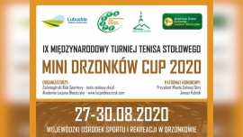 Mini Drzonków Cup 2020: Turniej Tenisa Stołowego