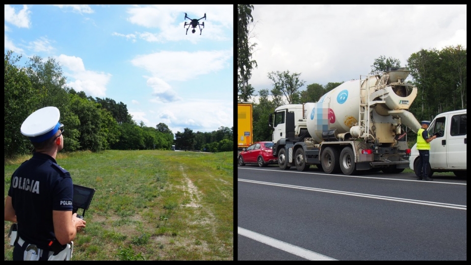 Drogówka z dronem polowała na kierowców w Słubicach. Posypały się mandaty