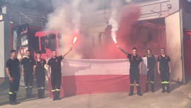 Lubuscy strażacy oddali hołd bohaterom Powstania Warszawskiego