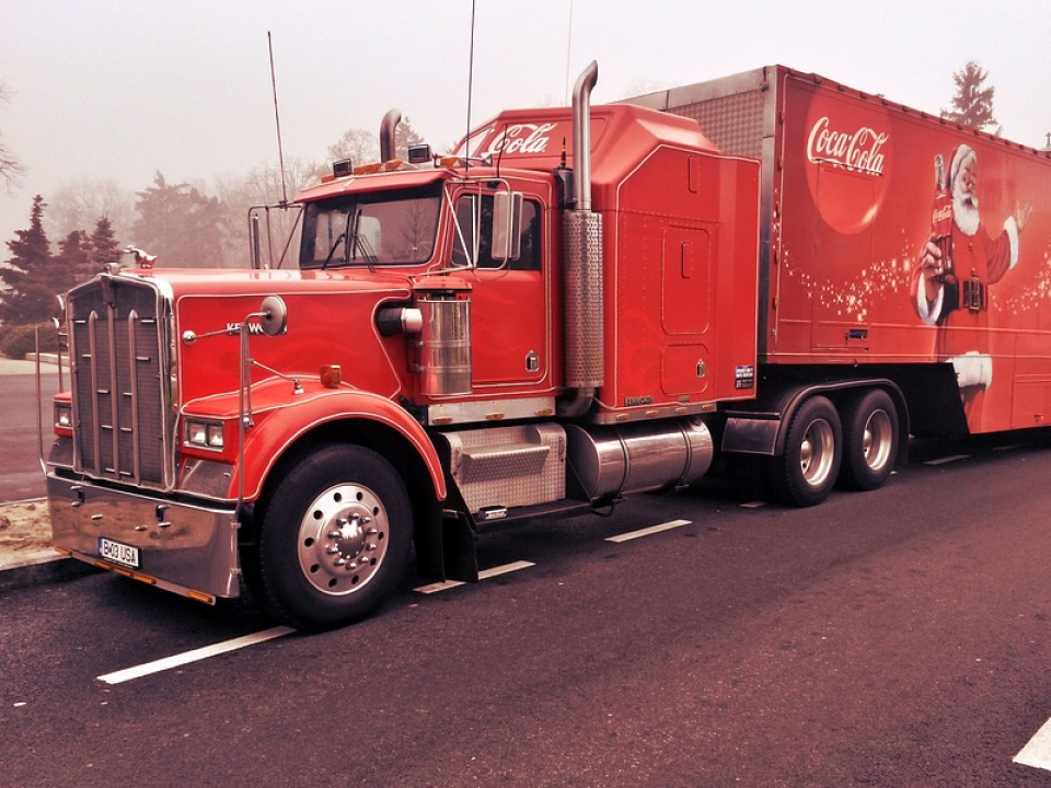 Świąteczna ciężarówka Coca-Coli w Lubuskiem