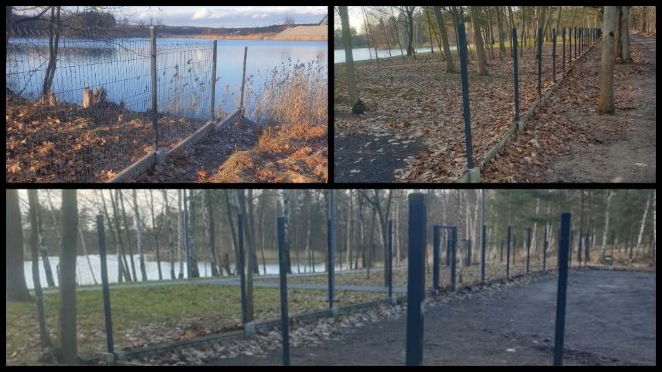Zniknęło ponad 100 metrów nowego ogrodzenia kąpieliska w Nowogrodzie Bobrzańskim!