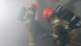 Ćwiczenia strażaków ze Świebodzina