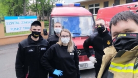 #StrażacyMedykom: Jednostki OSP spod Gorzowa przekazały dary dla szpitala