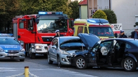 Stłuczka na skrzyżowaniu w Gorzowie Wielkopolskim. Zablokowana ulica Matejki