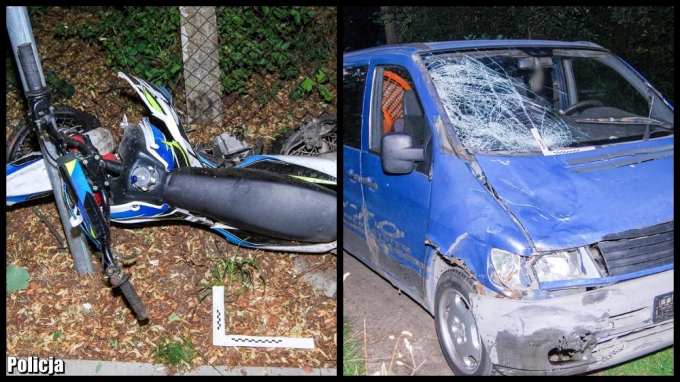 Tragiczny wypadek. Pijany kierowca uderzył w motocyklistę. Nie żyje 16-latek (ZDJĘCIA)