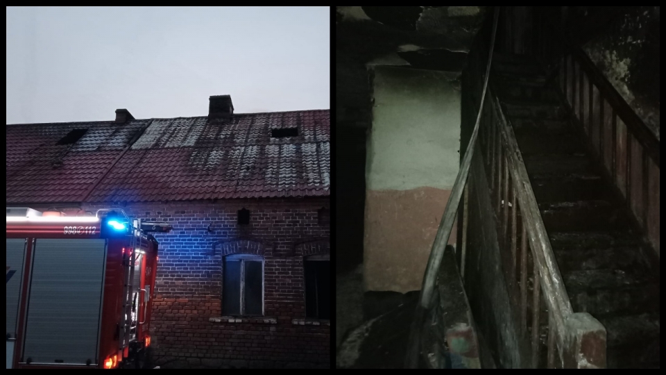 Tragiczny pożar domu w Gościkowie koło Świebodzina. Nie żyje mężczyzna