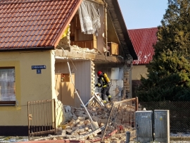 Wybuchł piec w domu w Gorzowie. Rodzina straciła dach nad głową